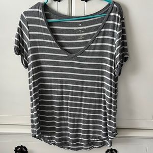 Striped lounge shirt